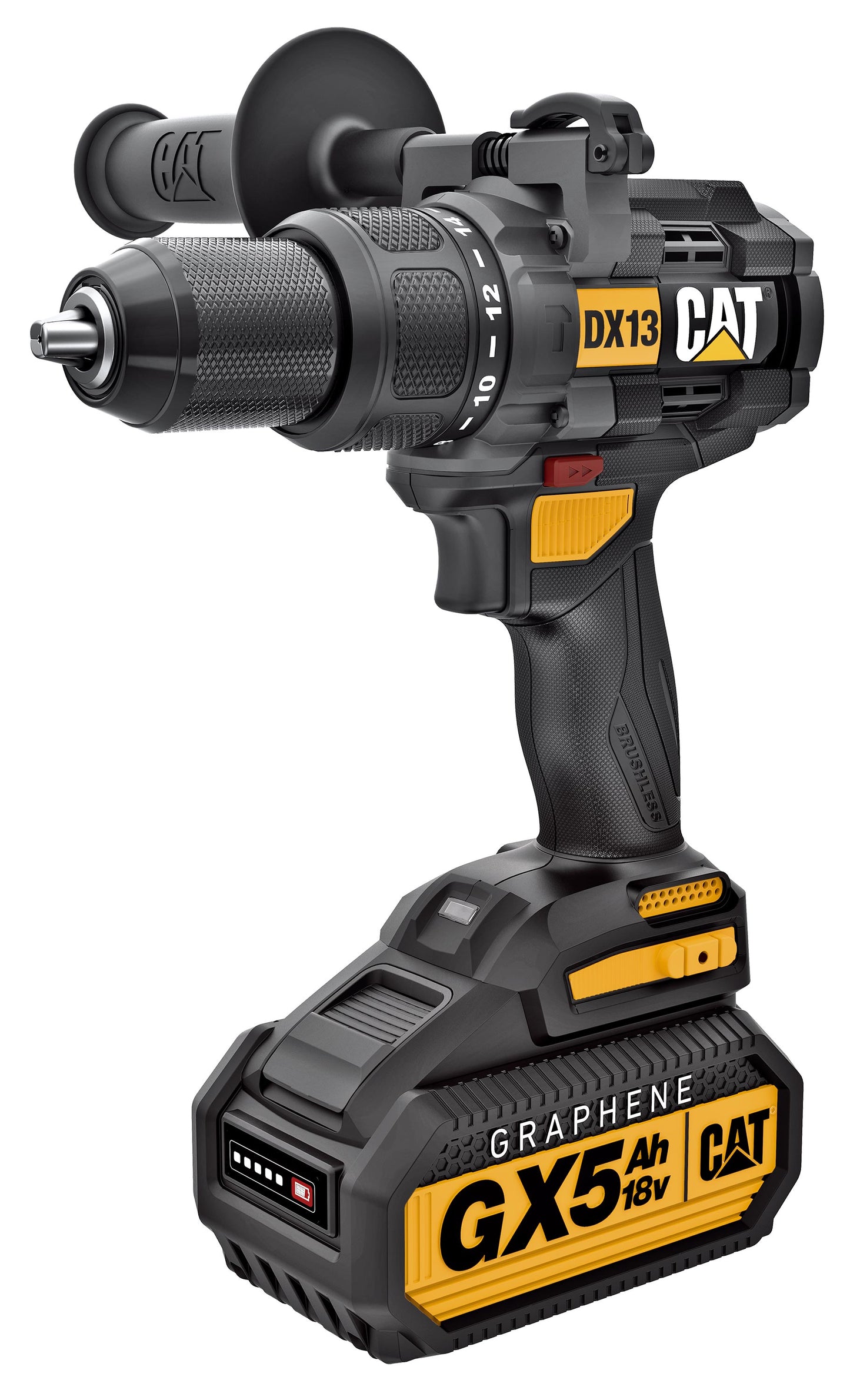 DX13 - 18V Aparafusadora de Impacto Brushless 13mm - 80Nm